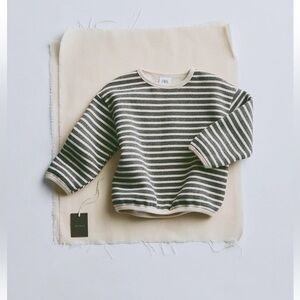Zara toddler boys striped sweatshirt
